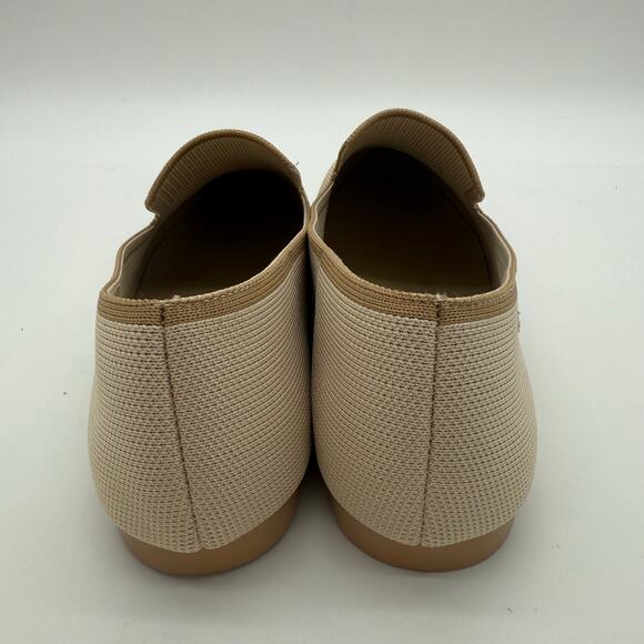 Vivaia Ultra Soft Machine Washable Cloud Comfort Old Money Knit Flats Almond 9.5 - Picture 2 of 8